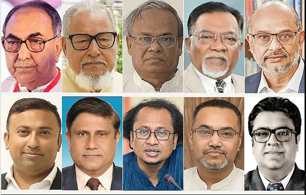 প্রধানমন্ত্রীর ১০ উপদেষ্টা কে কোন দায়িত্ব পেলেন