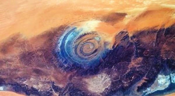 মহাকাশ থেকে তোলা ছবিতে সাহারার বুকে দানবীয় চোখ