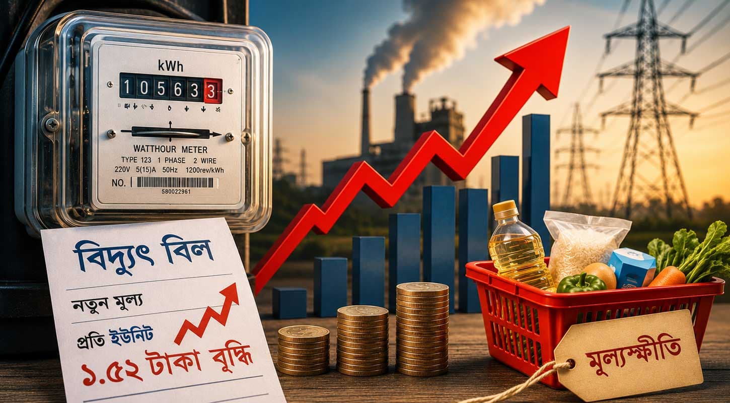 বিদ্যুতের দাম বৃদ্ধিতে চাপে পড়বে শিল্প, বাড়বে মূল্যস্ফীতি