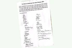 গানবাজনা নিষিদ্ধ ঘোষণা করে গ্রামে মসজিদ কমিটির নোটিশ জারি