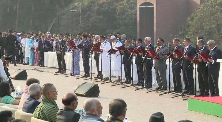 শপথ নিলেন মন্ত্রীসভার সদস্যরা