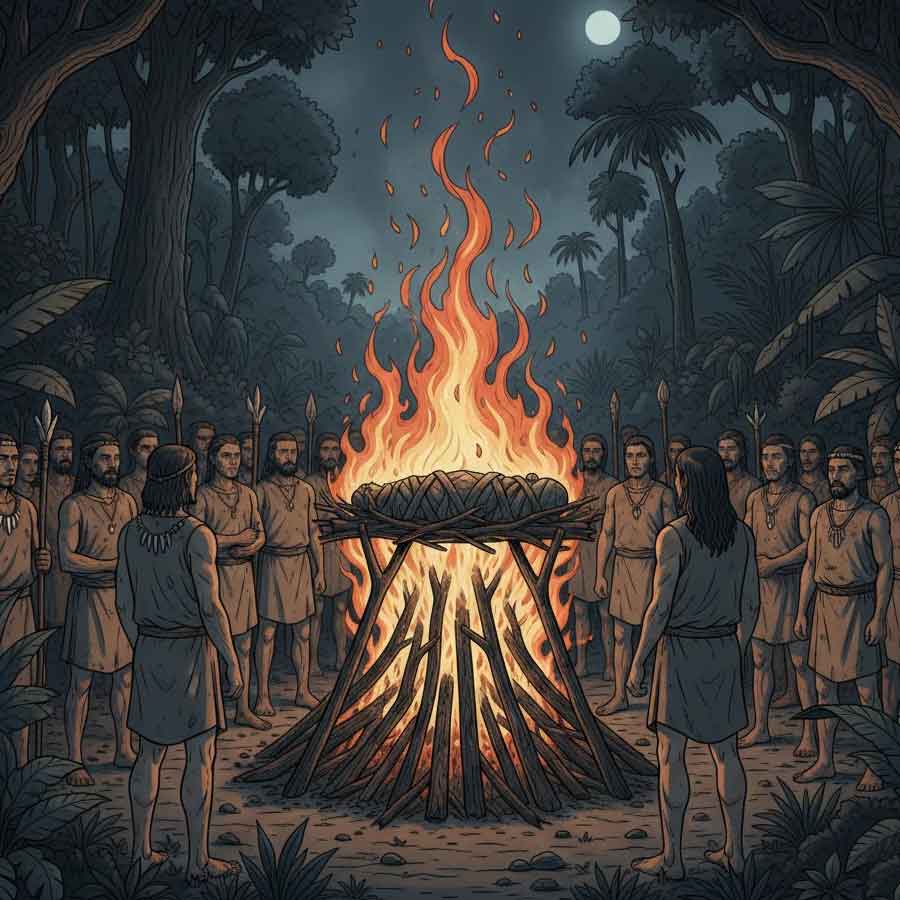 চিতায় তুলে মৃতদেহ দাহ শুরু হয়েছিল কবে ? কী কী ‘রীতি’ মানা হত ? এক মহিলার দেহাবশেষে প্রাচীনতম নিদর্শন