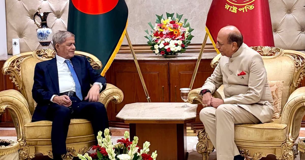 রাষ্ট্রপতির সঙ্গে ভারতীয় হাইকমিশনারের বৈঠক