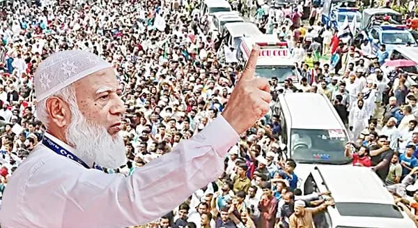 ১১ দলীয় ঐক্যের লংমার্চে নেতারা, দাবি আদায় করেই ঘরে ফিরবো